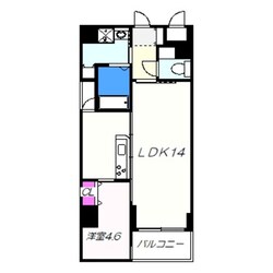 アトリエール堺新町の物件間取画像